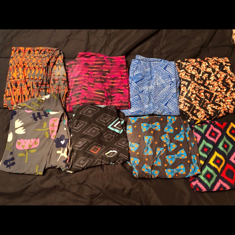 Lot of 8 LuLaRoe TC Leggings